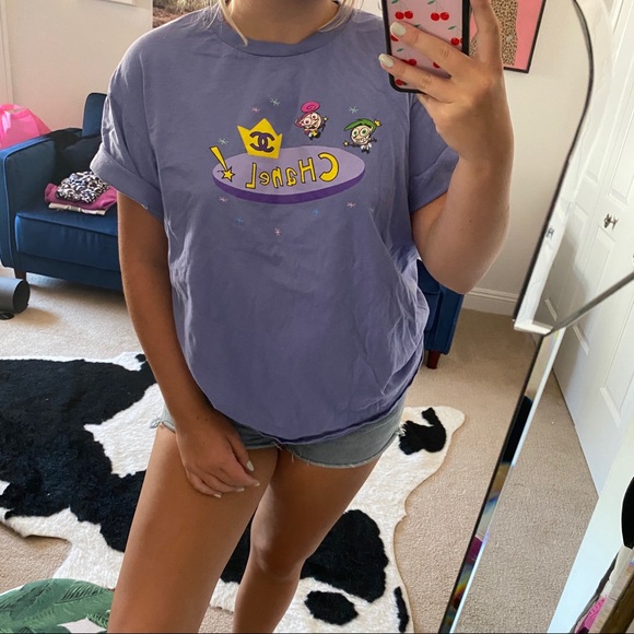 chanel fairly oddparents shirt